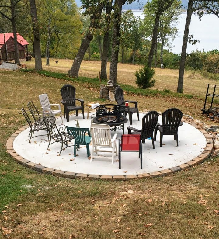 Fire Pit Patio Area